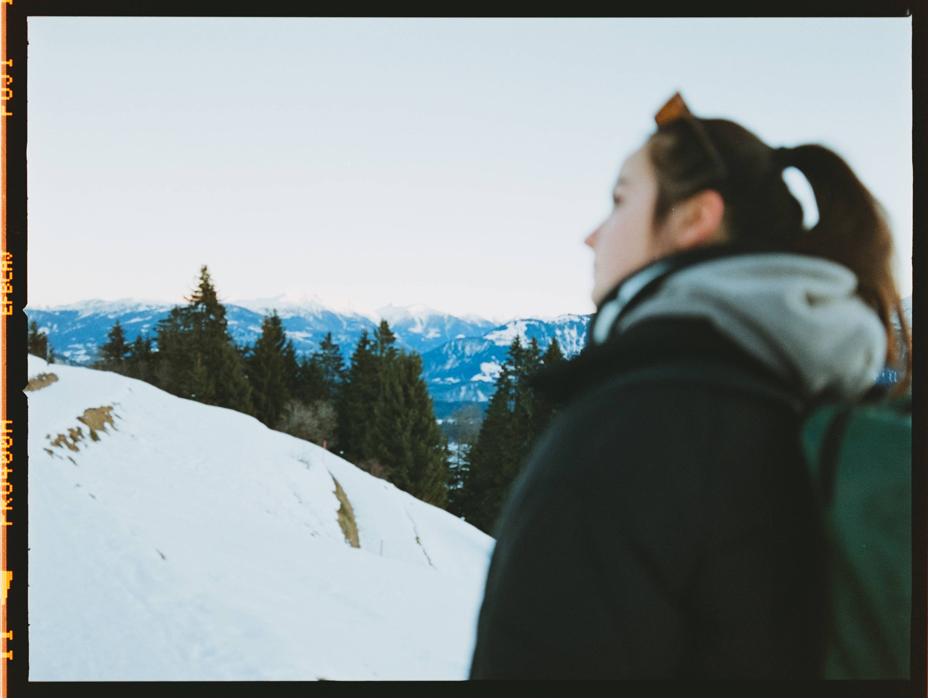 Film photography in the wintertime.